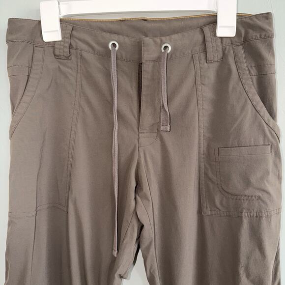 LUCY Flex Woman’s Size M Short Nylon Spandex Lightweight Pants Travel Hike Brown - Picture 3 of 8